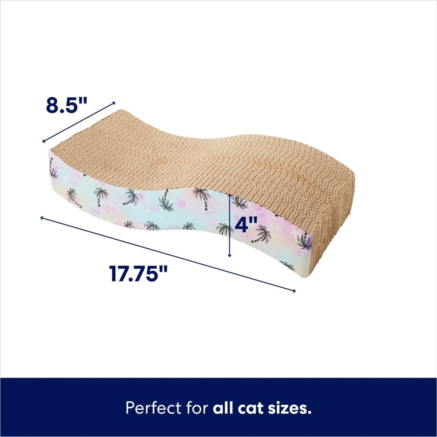 Frisco Wave Cat Scratcher Toy With Catnip 2 Frisco Wave Cat Scratcher Toy With Catnip - Image 2