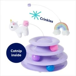Frisco Unicorn & Rainbow Cat Tracks Cat Toy With Catnip -Frisco Sales Store 308891 PT2. AC SS1800 V1695760987