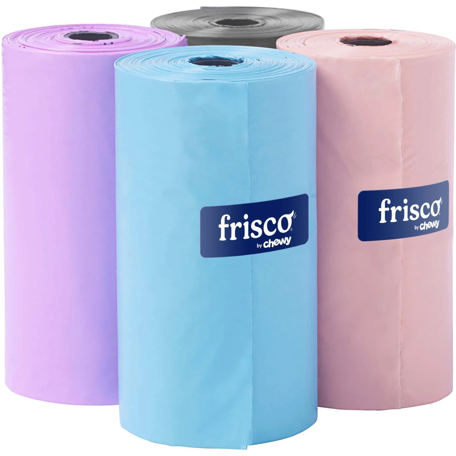 Frisco Dog Poop Bag Solid Assortment In Teal Blue, Violet, Gray, & Coral 1 Frisco Dog Poop Bag Solid Assortment In Teal Blue, Violet, Gray, & Coral