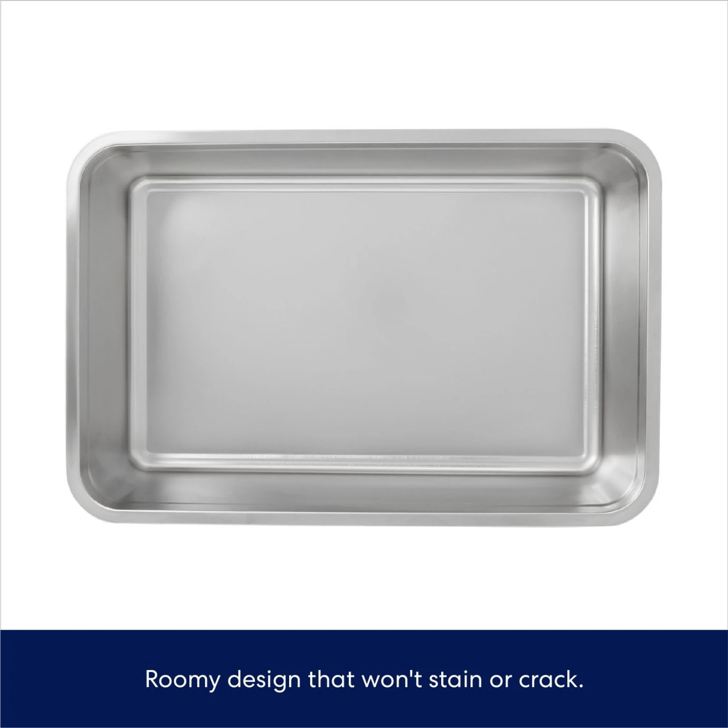 Frisco Stainless Steel Cat Litter Box 3 Frisco Stainless Steel Cat Litter Box - Image 3