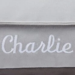 Frisco Personalized Silver Bolstered Bed With Silver Check Bolster, X-Large 6 Frisco Personalized Silver Bolstered Bed With Silver Check Bolster, X-Large -Frisco Sales Store 311772 PT3. AC SS1800 V1630594010