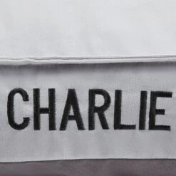 Frisco Personalized Silver Bolstered Bed With Silver Check Bolster, X-Large 7 Frisco Personalized Silver Bolstered Bed With Silver Check Bolster, X-Large -Frisco Sales Store 311772 PT4. AC SS1800 V1630594012