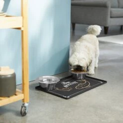 Frisco Silicone Fish Print Dog & Cat Food Mat, Black 8 Frisco Silicone Fish Print Dog & Cat Food Mat, Black -Frisco Sales Store 311953 PT2. AC SS1800 V1642542742