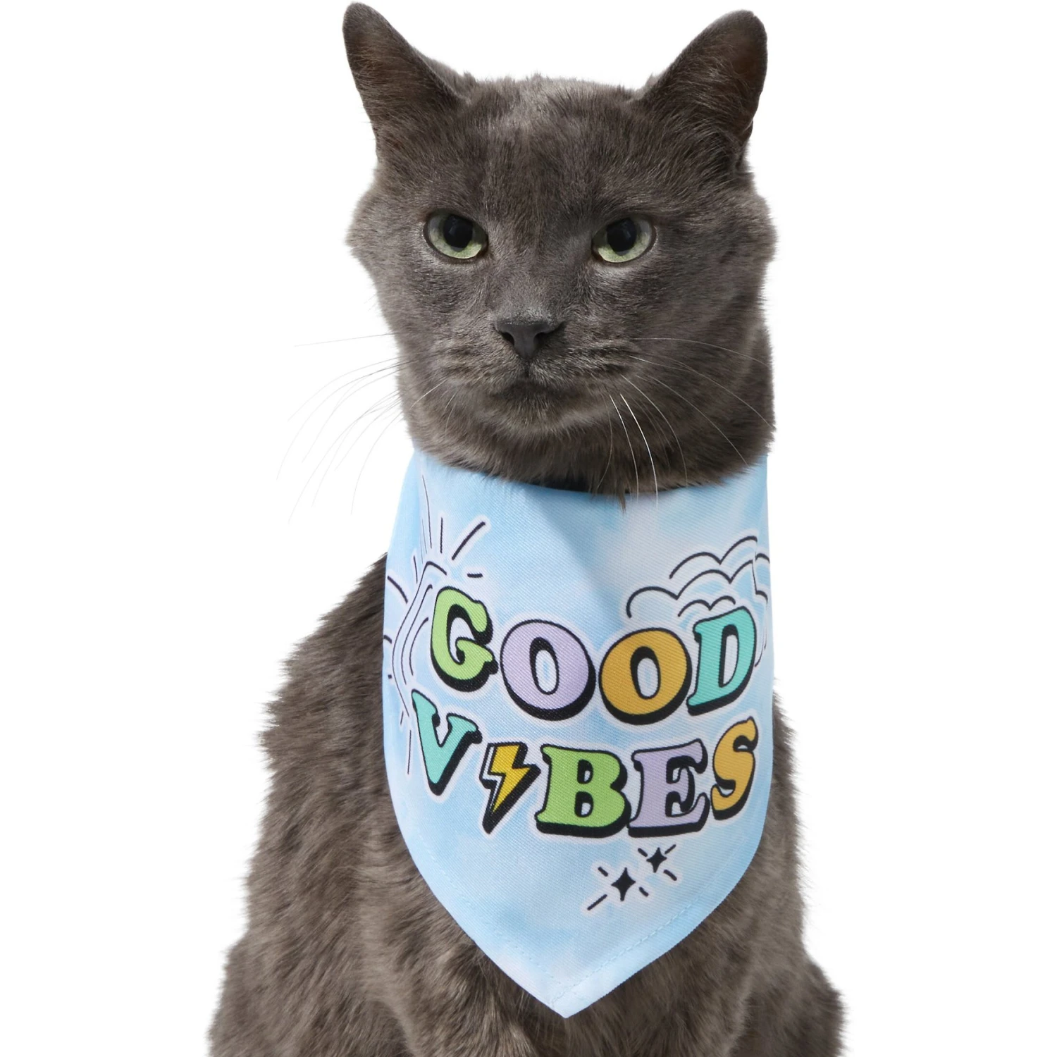Frisco Good Vibes Dog & Cat Bandana 3 Frisco Good Vibes Dog & Cat Bandana - Image 3