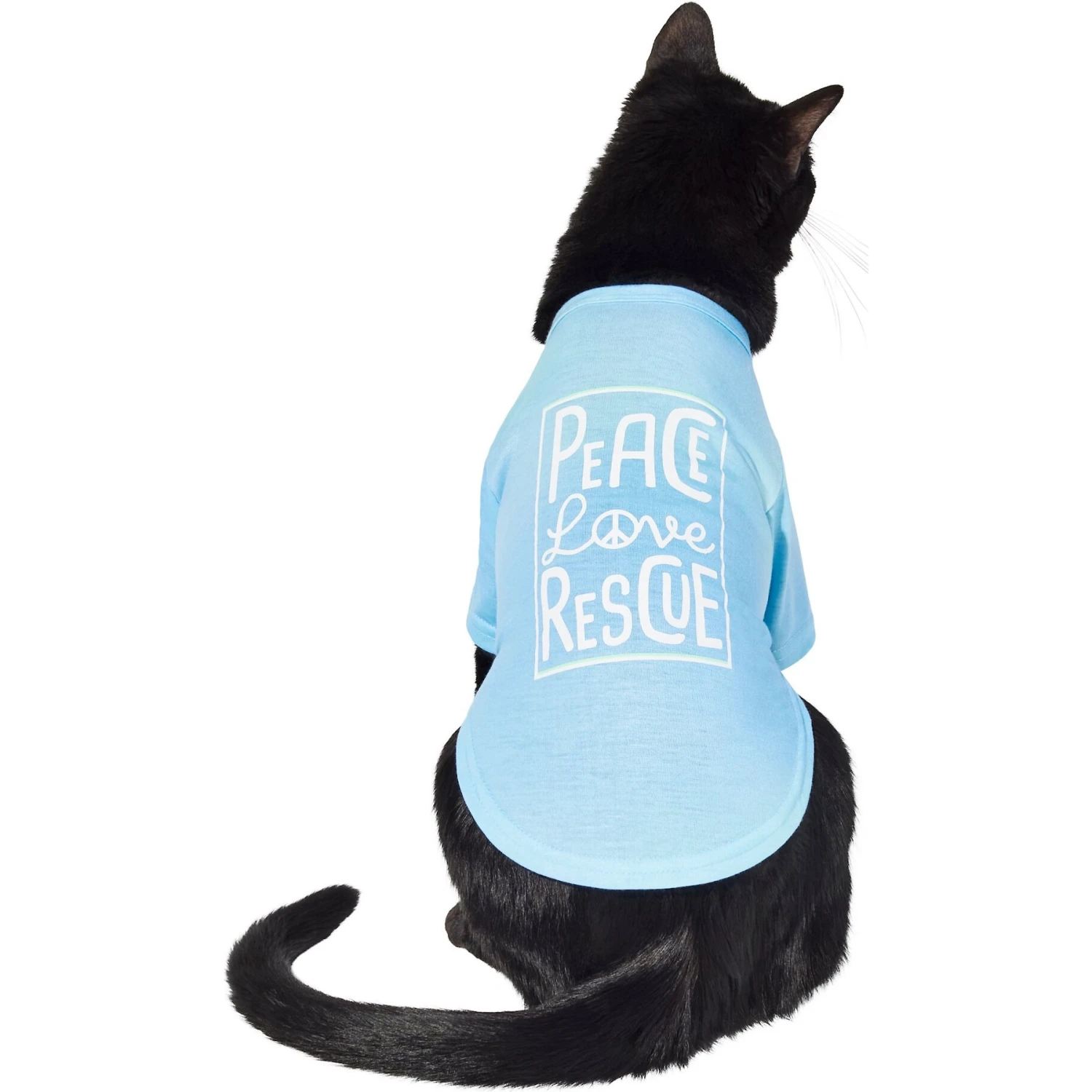Frisco Peace Love Rescue Dog & Cat T-Shirt 3 Frisco Peace Love Rescue Dog & Cat T-Shirt - Image 3
