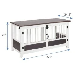 Frisco "Roma" Dog Crate Credenza & Mat -Frisco Sales Store 315189 PT3. AC SS1800 V1681145357