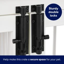 Frisco "Roma" Dog Crate Credenza & Mat -Frisco Sales Store 315189 PT6. AC SS1800 V1634154899