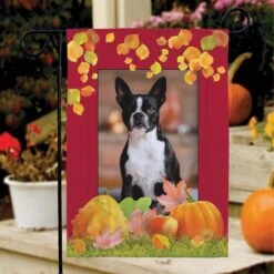 Frisco Personalized Double Sided Printed Fall Garden Flag -Frisco Sales Store 315424 PT2. AC SS1800 V1663870995