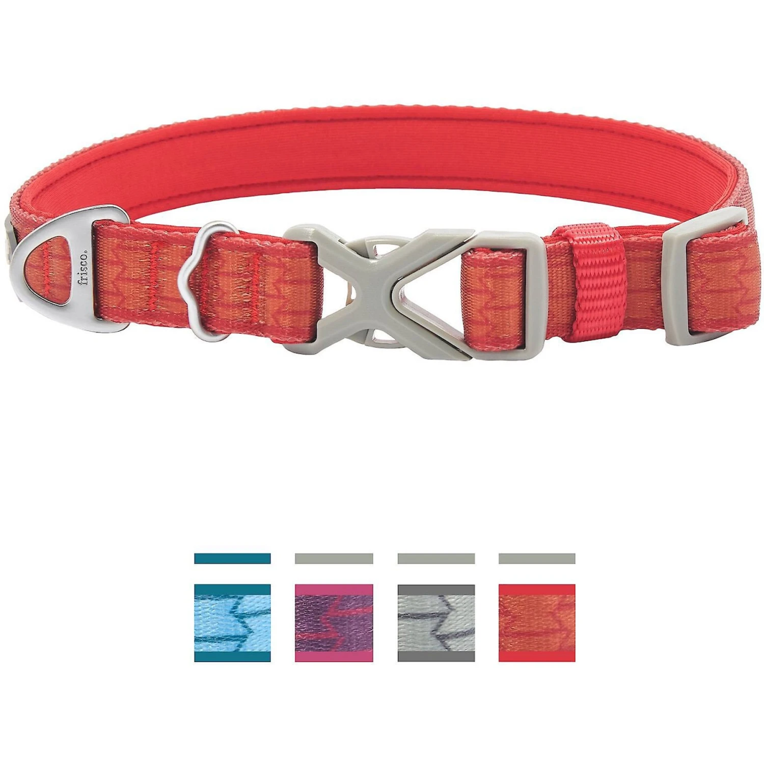 Frisco Outdoor Comfort Print Nylon Padded Dog Collar & Frisco Outdoor Ultra Reflective Rope Leash With Padded Handle 2 Frisco Outdoor Comfort Print Nylon Padded Dog Collar & Frisco Outdoor Ultra Reflective Rope Leash With Padded Handle - Image 2