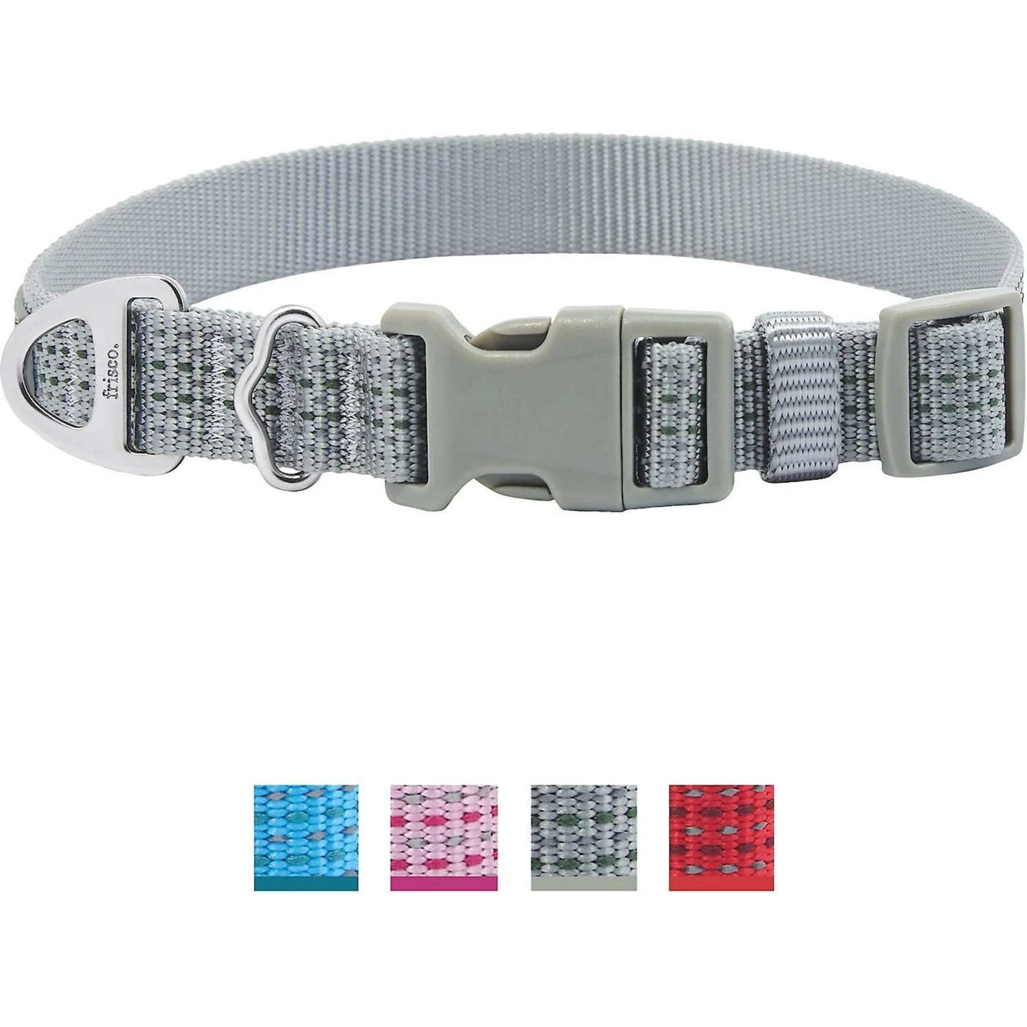 Frisco Outdoor Ultra Reflective Nylon Dog Collar & Frisco Outdoor Ultra Reflective Rope Leash With Padded Handle 2 Frisco Outdoor Ultra Reflective Nylon Dog Collar & Frisco Outdoor Ultra Reflective Rope Leash With Padded Handle - Image 2