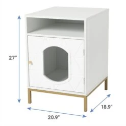 Frisco Elevated Side Table Litter Box Cover 6 Frisco Elevated Side Table Litter Box Cover -Frisco Sales Store 322627 PT2. AC SS1800 V1661376260