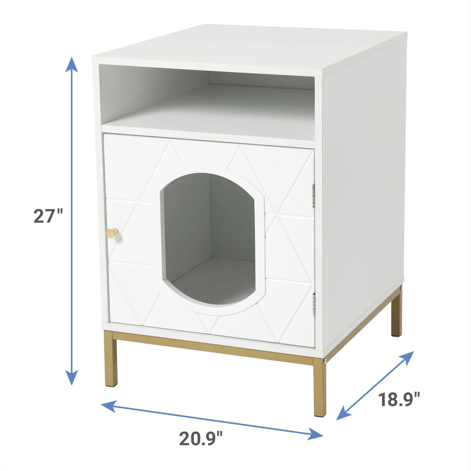 Frisco Elevated Side Table Litter Box Cover 3 Frisco Elevated Side Table Litter Box Cover - Image 3
