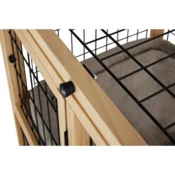 Frisco Collapsible Wood & Wire Cat Cage Playpen, 2 Level -Frisco Sales Store 323214 PT5. AC SS1800 V1645480002