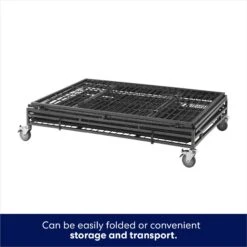 Frisco Ultimate Lightweight Heavy Duty Foldable & Stackable Steel Metal Single Door Dog Crate -Frisco Sales Store 326416 PT3. AC SS1800 V1646859919