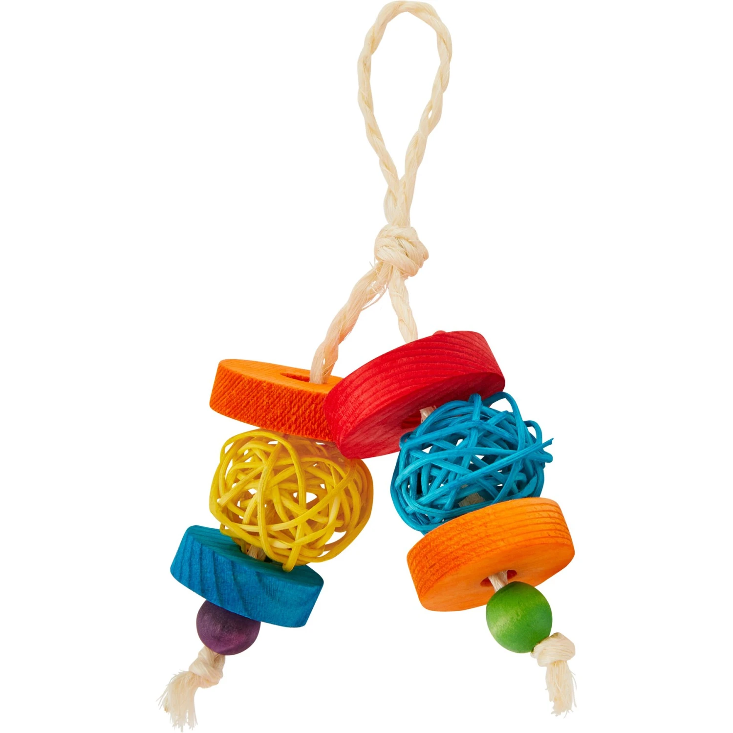 Frisco Dangly Wooden Small Pet Chew Toy 1 Frisco Dangly Wooden Small Pet Chew Toy