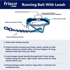 Frisco Outdoor Running Belt With Bungee Dog Leash -Frisco Sales Store 331408 PT5. AC SS1800 V1663191469
