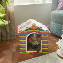Frisco Pride Love Wins Cardboard Cat House -Frisco Sales Store 331675 PT3. AC SS1800 V1647356081