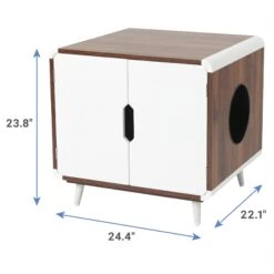 Frisco Mid-Century Modern Side Table Cat Litter Box Cover 6 Frisco Mid-Century Modern Side Table Cat Litter Box Cover -Frisco Sales Store 334645 PT2. AC SS1800 V1653488914