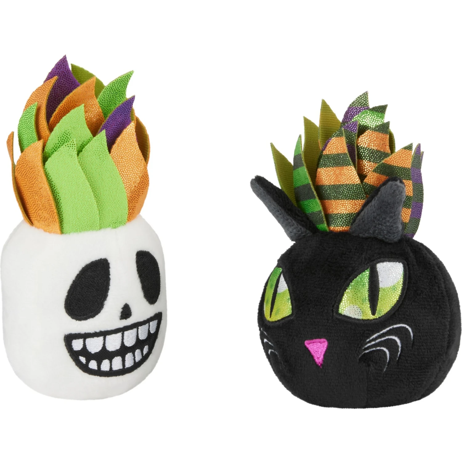 Frisco Halloween Succulents Plush Cat Toy With Catnip, 2 Count 1 Frisco Halloween Succulents Plush Cat Toy With Catnip, 2 Count