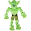 Frisco Halloween Goblin Plush With Rope Squeaky Dog Toy