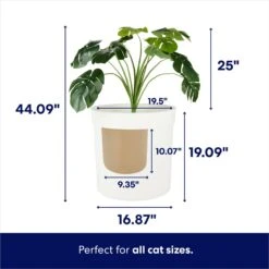 Frisco Hidden Planter Cat Litter Box, 16-in -Frisco Sales Store 345566 PT2. AC SS1800 V1686861496