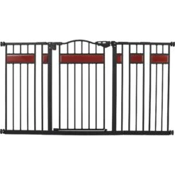 Frisco Wood Accents Extra Wide Auto-close Pet Gate, 30-in -Frisco Sales Store 352631 PT2. AC SS1800 V1657657094