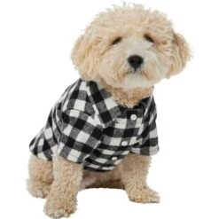 Frisco Black Plaid Dog & Cat Shirt -Frisco Sales Store 353682 PT2. AC SS1800 V1659007316