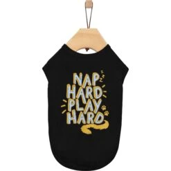 Frisco Nap Hard Play Hard Dog & Cat T-Shirt -Frisco Sales Store 353713 PT4. AC SS1800 V1659725875