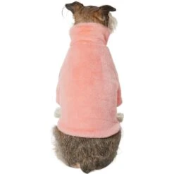 Frisco Lightweight Faux Fur Pink Puffer Dog & Cat Coat -Frisco Sales Store 353869 PT2. AC SS1800 V1659007530