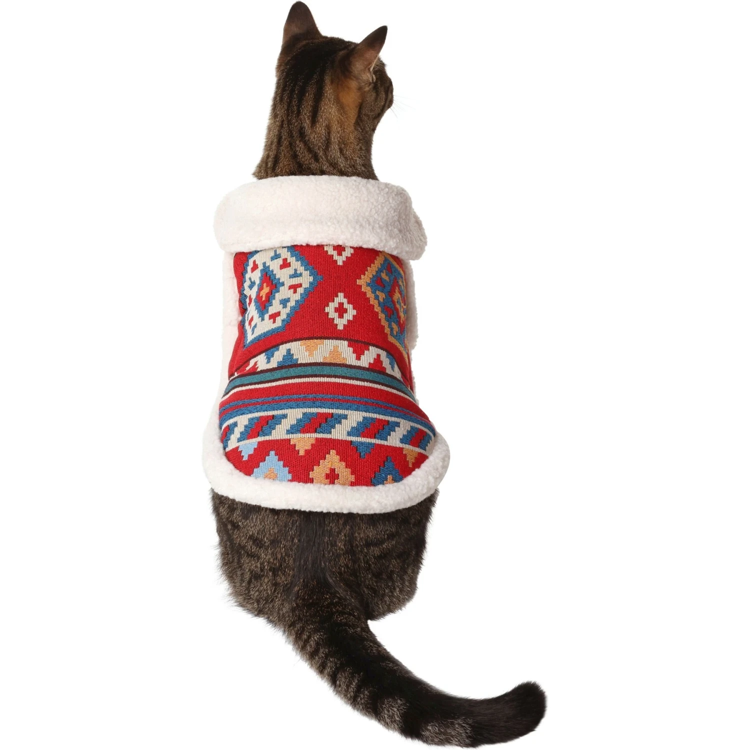 Frisco Mid-Heavyweight Geometric Western Dog & Cat Coat 1 Frisco Mid-Heavyweight Geometric Western Dog & Cat Coat