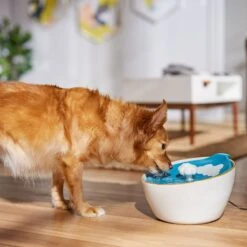 Frisco Ceramic Clouds Dog & Cat Fountain -Frisco Sales Store 355803 PT4. AC SS1800 V1665684810