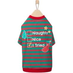 Frisco Naughty, Nice, I Tried Dog & Cat T-Shirt -Frisco Sales Store 358301 PT4. AC SS1800 V1660758716