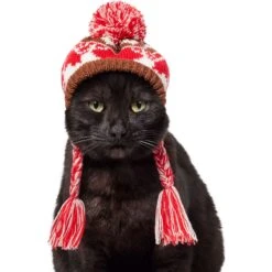 Frisco Reindeer Fair Isle Dog & Cat Pom Hat -Frisco Sales Store 358309 PT2. AC SS1800 V1660764825