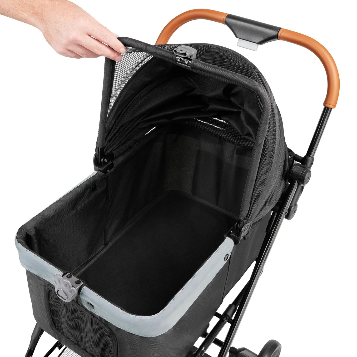 Frisco Modern No-Zip, Collapsible Cat & Dog Stroller 5 Frisco Modern No-Zip, Collapsible Cat & Dog Stroller - Image 5