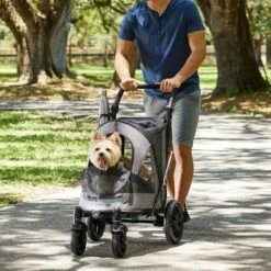 Frisco No-Zip, Cabin Collapsible Cat & Dog Stroller