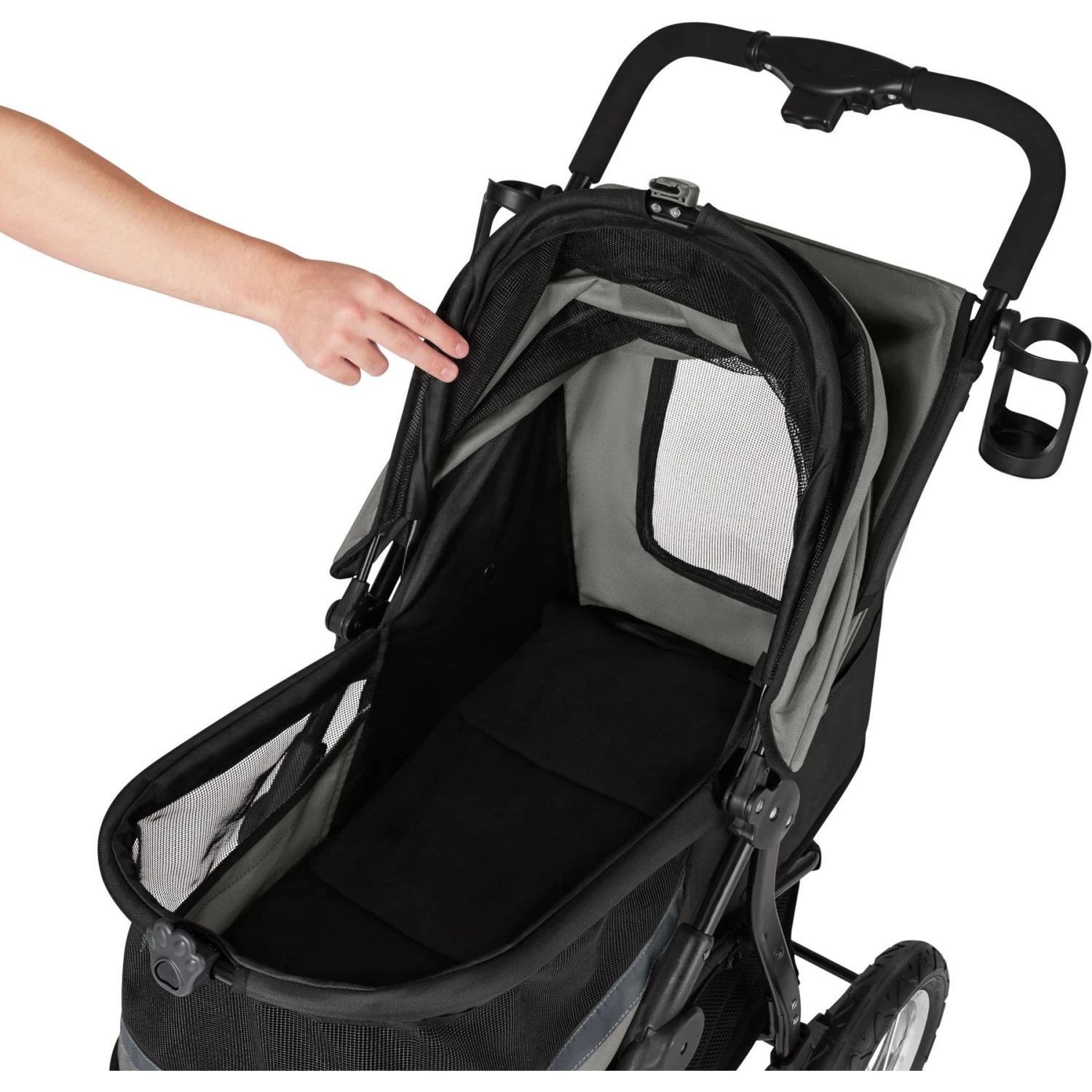 Frisco No-Zip, Collapsible Cat & Dog Jogger Stroller 5 Frisco No-Zip, Collapsible Cat & Dog Jogger Stroller - Image 5