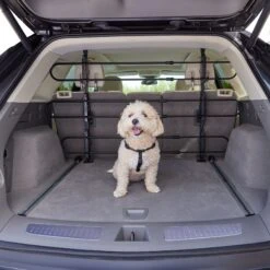 Frisco Adjustable Metal Dog Car And SUV Barrier