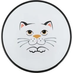 Frisco Cat Face Wide Shape Elevated Non-Skid Ceramic Cat Bowl -Frisco Sales Store 363381 PT4. AC SS1800 V1657657267