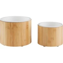 Frisco Elevated Non-Skid Bamboo Melamine Dog Bowl With Bamboo Stand 10 Frisco Elevated Non-Skid Bamboo Melamine Dog Bowl With Bamboo Stand -Frisco Sales Store 363391 PT5. AC SS1800 V1657657268
