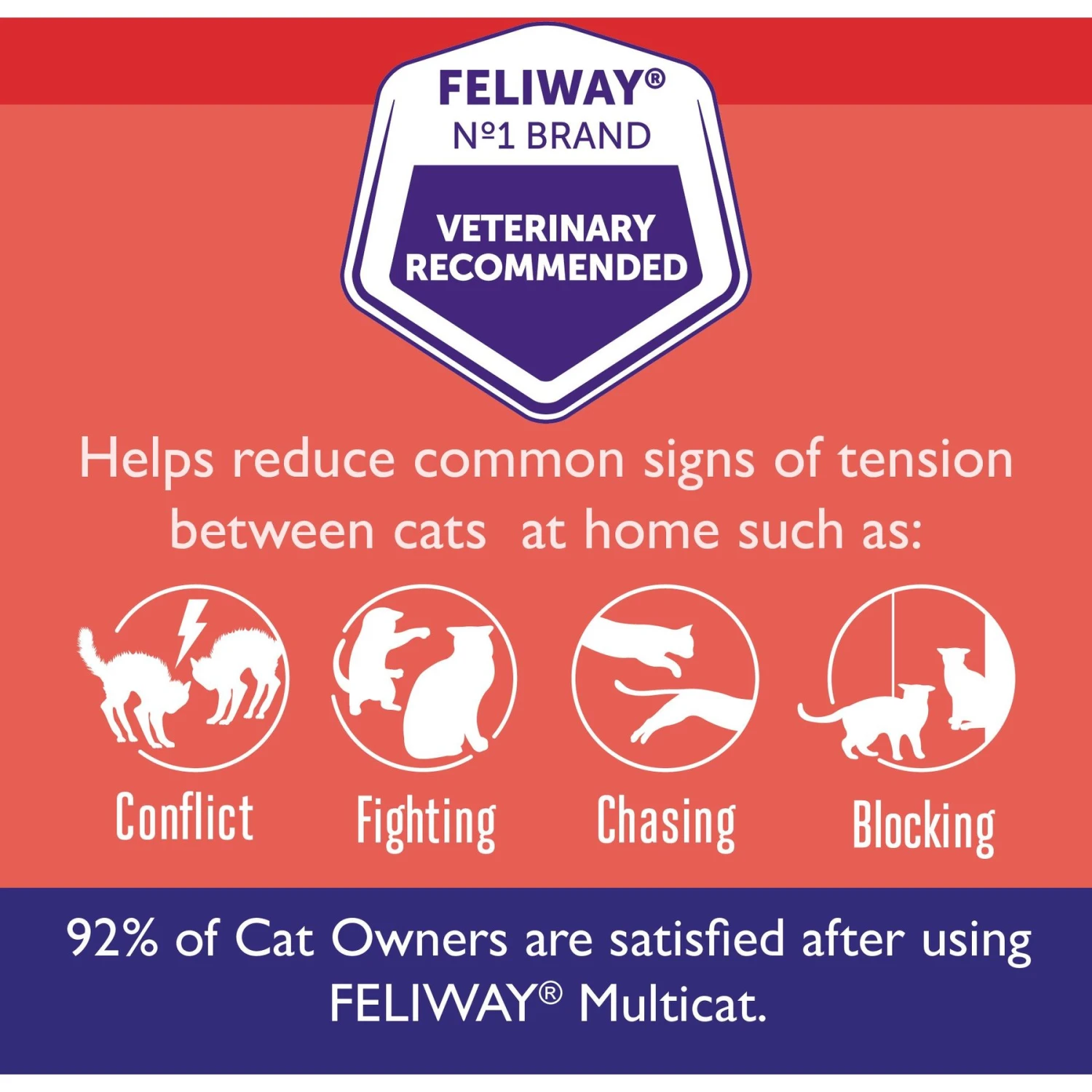 Feliway MultiCat Calming Diffuser Refill For Cats, 30 Day & Frisco Multi-Cat Unscented Clumping Clay Cat Litter 3 Feliway MultiCat Calming Diffuser Refill For Cats, 30 Day & Frisco Multi-Cat Unscented Clumping Clay Cat Litter - Image 3