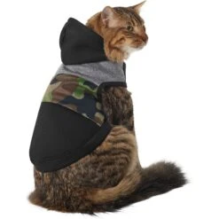 Frisco Army Camo Dog & Cat Hoodie -Frisco Sales Store 368774 PT2. AC SS1800 V1669102815