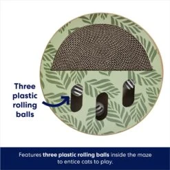 Frisco Interactive Maze & Scratch Cardboard Cat Toy Box With Catnip, Palms 8 Frisco Interactive Maze & Scratch Cardboard Cat Toy Box With Catnip, Palms -Frisco Sales Store 506130 PT2. AC SS1800 V1671551754