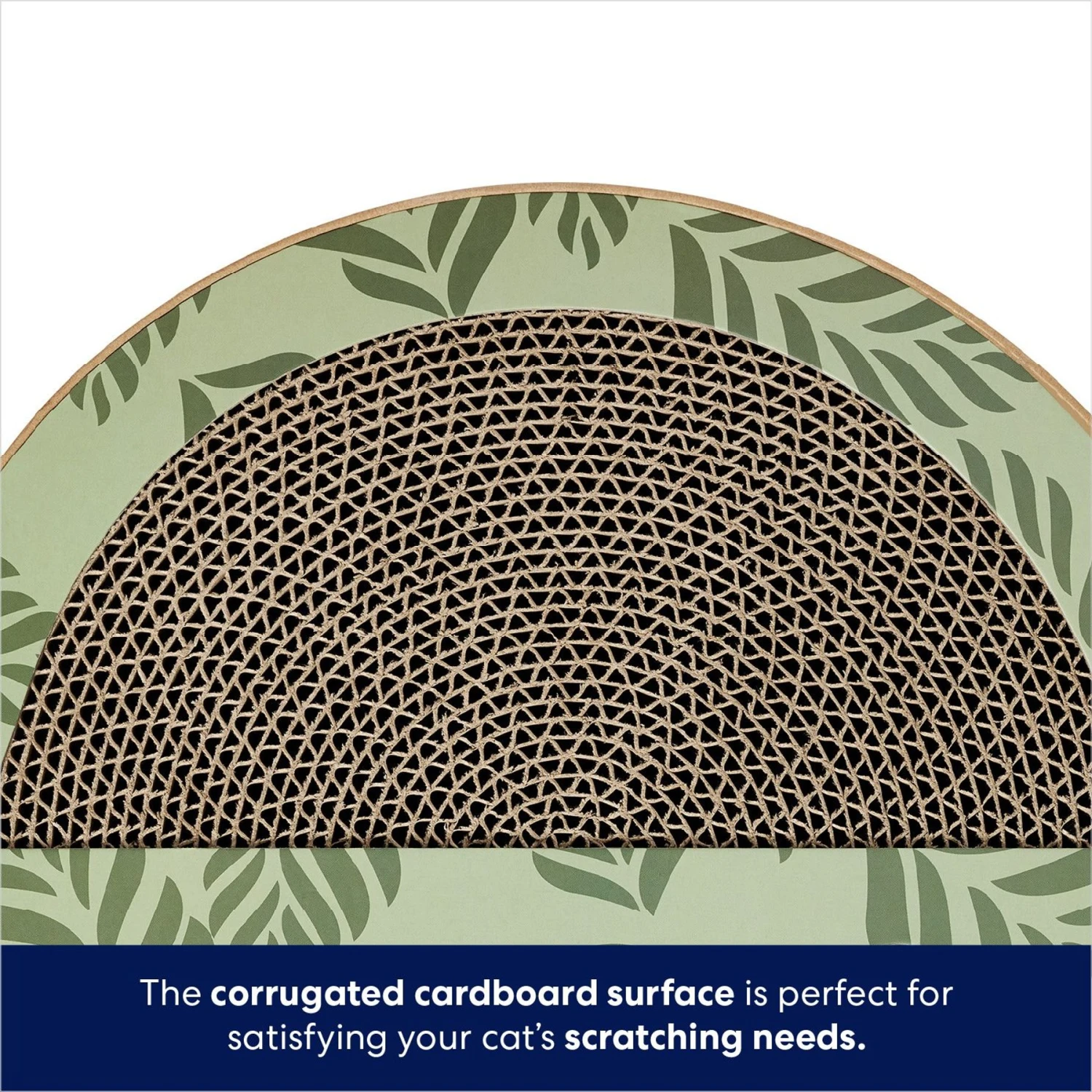 Frisco Interactive Maze & Scratch Cardboard Cat Toy Box With Catnip, Palms 4 Frisco Interactive Maze & Scratch Cardboard Cat Toy Box With Catnip, Palms - Image 4