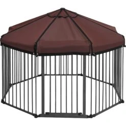 Frisco Outdoor Galvanized Steel 8-Panel Configurable Gate And Playpen With Oxford Roof 12 Frisco Outdoor Galvanized Steel 8-Panel Configurable Gate And Playpen With Oxford Roof -Frisco Sales Store 507086 PT3. AC SS1800 V1666021842