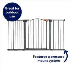 Frisco Outdoor Steel Arch Extra Wide Auto-Close Dog Gate -Frisco Sales Store 507118 PT2. AC SS1800 V1669212033