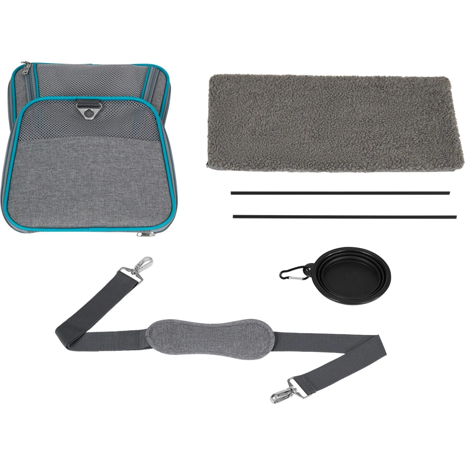 Frisco Soft Double Sided Expandable Airline Approved Dog & Cat Carrier 3 Frisco Soft Double Sided Expandable Airline Approved Dog & Cat Carrier - Image 3