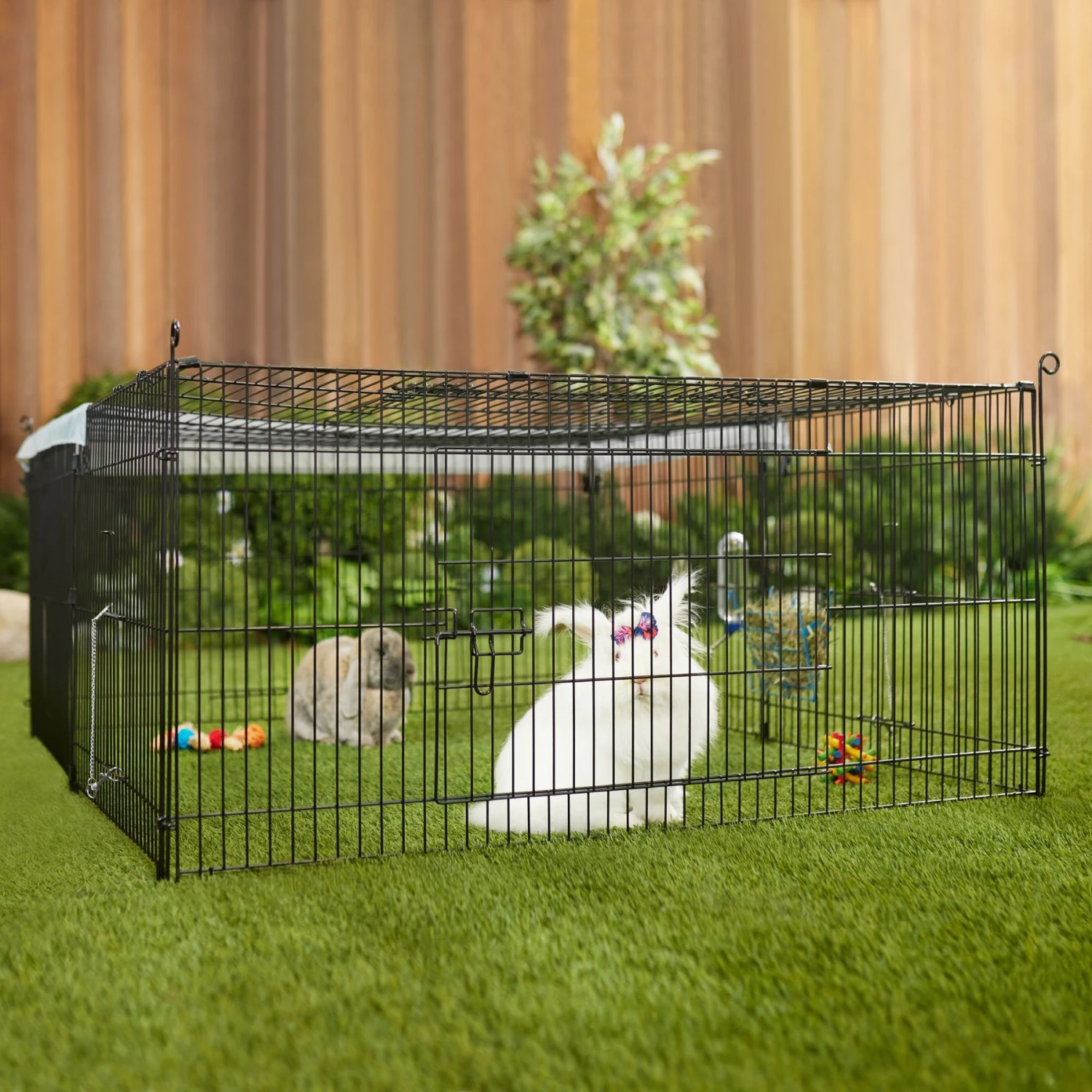 Frisco Portable Outdoor Small Pet Cage (with Cover) 1 Frisco Portable Outdoor Small Pet Cage (with Cover)