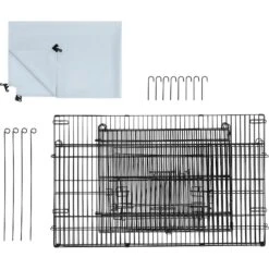 Frisco Portable Outdoor Small Pet Cage (with Cover) 11 Frisco Portable Outdoor Small Pet Cage (with Cover) -Frisco Sales Store 555318 PT5. AC SS1800 V1669742538