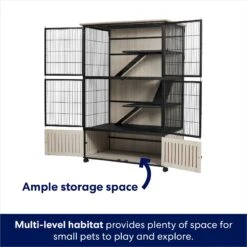 Frisco Penthouse Two-Story Small Pet Cage -Frisco Sales Store 555350 PT2. AC SS1800 V1687792302