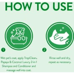 TropiClean Luxury 2 In 1 Papaya & Coconut Pet Shampoo & Conditioner & Frisco Cat & Dog Bristle Brush 11 TropiClean Luxury 2 In 1 Papaya & Coconut Pet Shampoo & Conditioner & Frisco Cat & Dog Bristle Brush -Frisco Sales Store 575094 PT3. AC SS1800 V1657660395